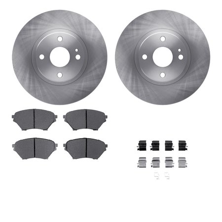 DYNAMIC FRICTION CO 6512-80172, Rotors with 5000 Advanced Brake Pads includes Hardware 6512-80172